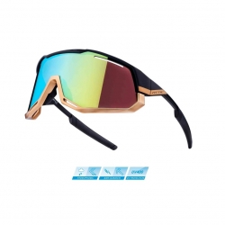 GAFAS ATTIC FORCE NEGRO-ORO...